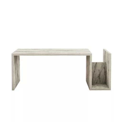 Dohányzóasztal 86,8x32,4x50cm, márvány mintás