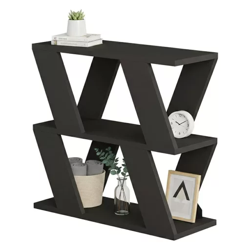 Kisasztal 60x57x22cm, antracit