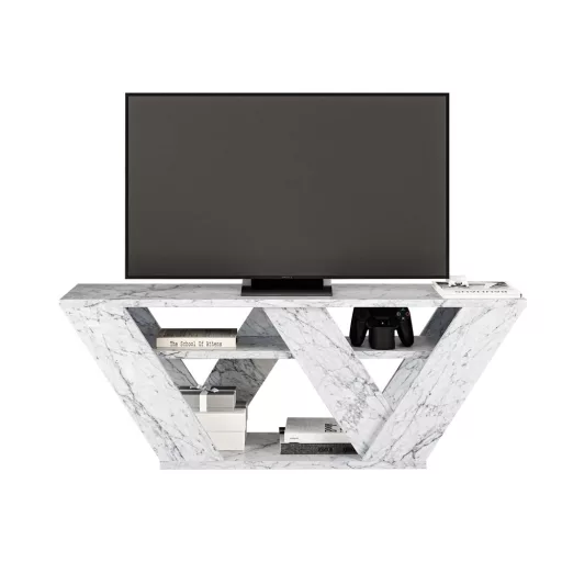 Tv asztal 110x40x30cm, márvány