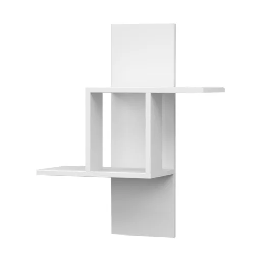 Falipolc 70x64x20cm, fehér