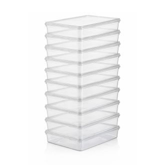 10 darabos műanyag tároló szett