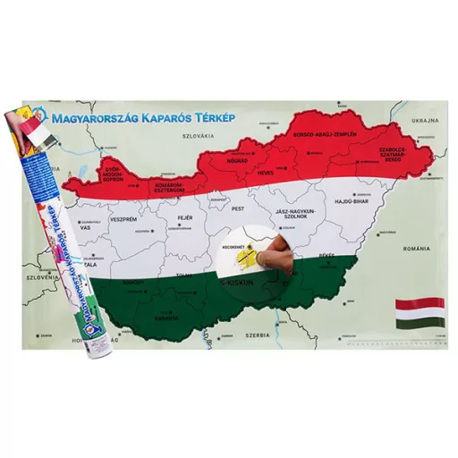 Magyarország kaparós térkép