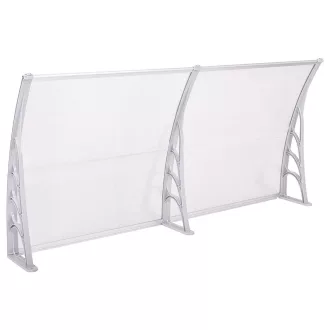   Műanyag előtető több méretben és színben-240x90 cm-fehér