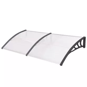   Műanyag előtető több méretben és színben-240x90 cm-fekete