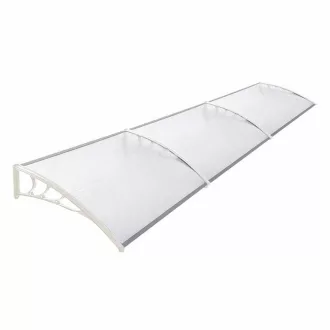   Műanyag előtető több méretben és színben-300x90 cm-fehér