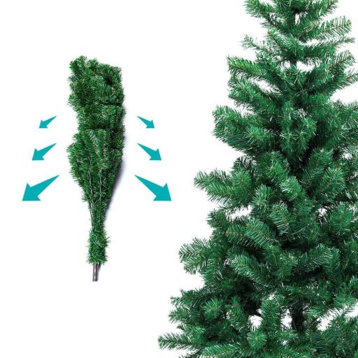 Nordmann műfenyő fém talppal, 4 méretben-120 cm
