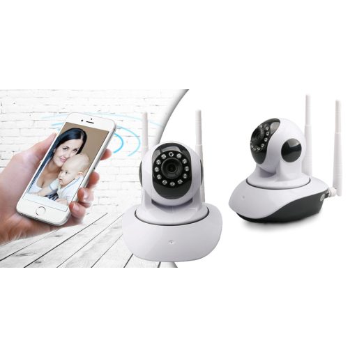 Mozgatható WiFi kamera 2 antennával