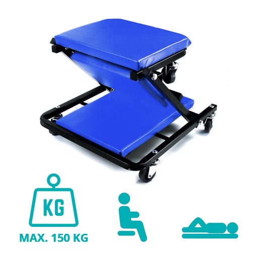 Gurulós aláfekvő és szerelő szék