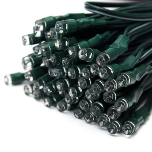 100 LED-es napelemes kerti fényfüzér, 3 szín, 20 m