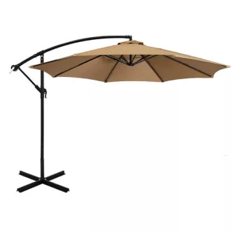Függő napernyő 2,7 m, khaki