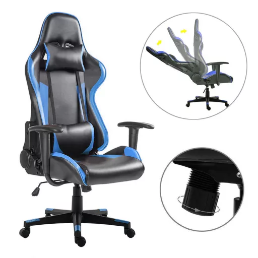 Gamer szék több színben - pro-kék