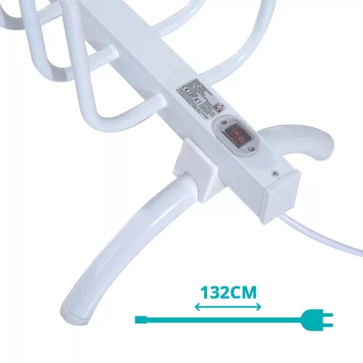 Elektromos cipőszárító 4 pár cipőnek, 80 W