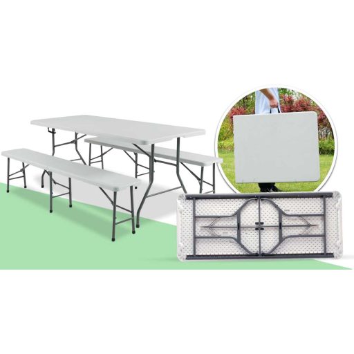 Hordozható sörpad garnitúra