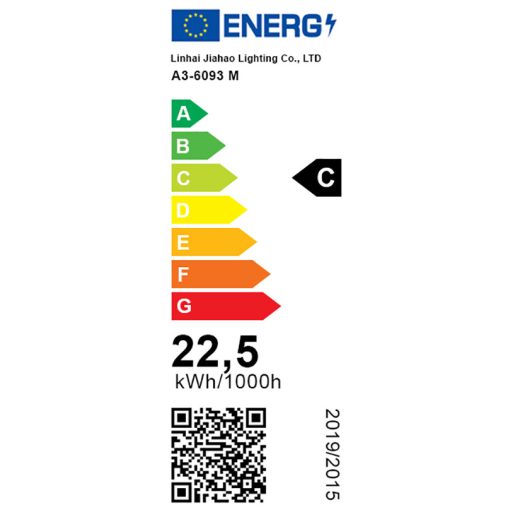 Vízálló dekor égősor, 15 db E27 LED lámpával, 14,6 m, melegfehér