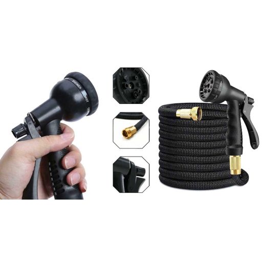 Nyomásra táguló Pro+ locsolócső 3 méretben