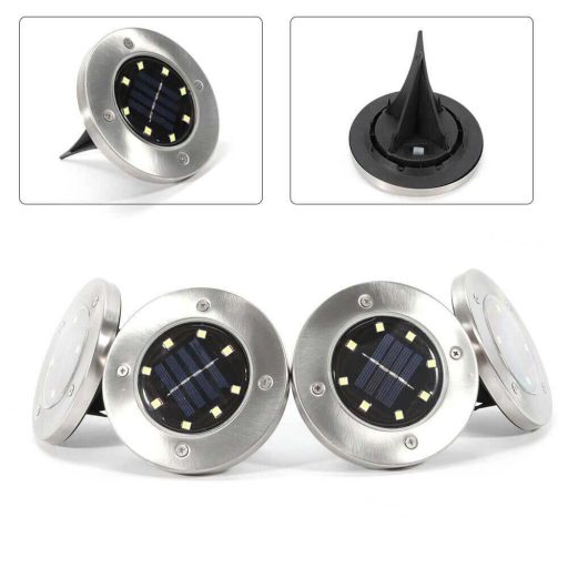 4 db kültéri, beépíthető szolár lámpa