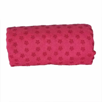   Csúszásgátlós jógatörölköző ajándék táskával-pink