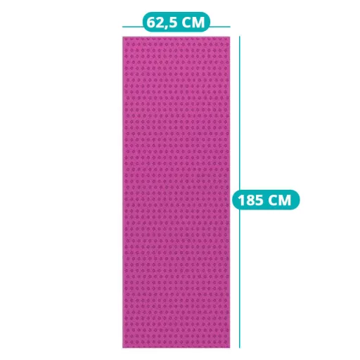 Csúszásgátlós jógatörölköző ajándék táskával-pink