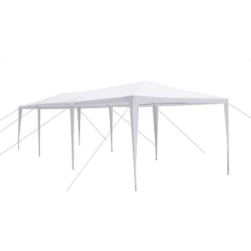 Party sátor fehér színben, 3 méretben-3x9 méteres