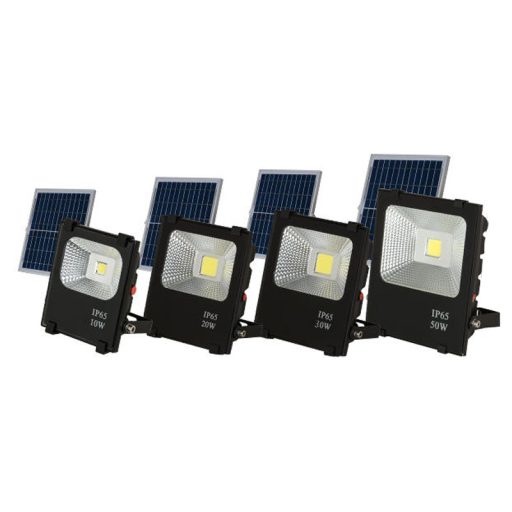 Napelem paneles  LED reflektor, 4 típusban