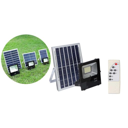 Napelem paneles  LED reflektor, 4 típusban