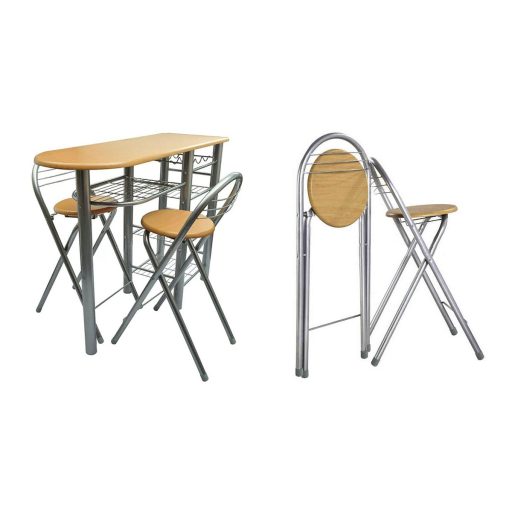 Konyhai bárszett 2 db székkel és asztallal