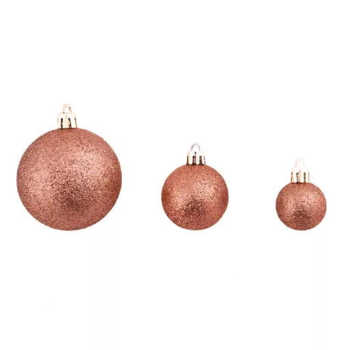 112 részes karácsonyfadísz, több színben-rose gold