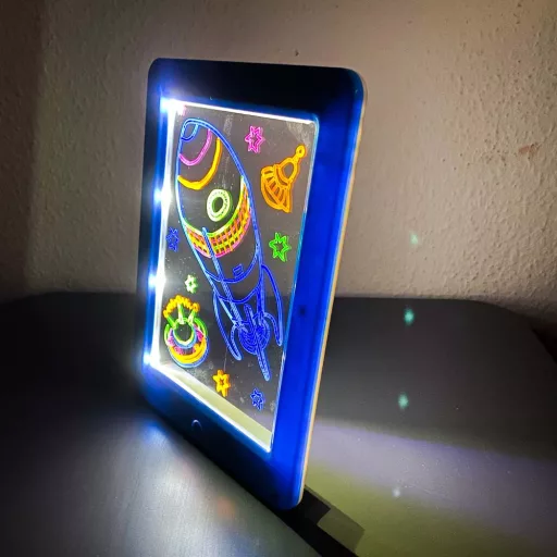 Világító varázstábla több típusban-világító+3D szemüveg-világűr