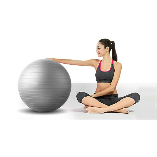 Fitnesz labda, 75 cm, pumpával