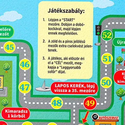 Gyerekszőnyeg 130*180cm, több típusban-Társasjáték