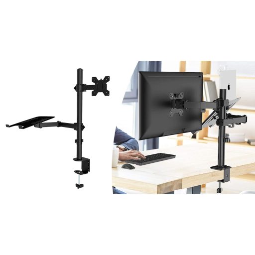 Asztali monitor és laptoptartó állvány