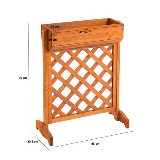 Fa, kerti virágláda 