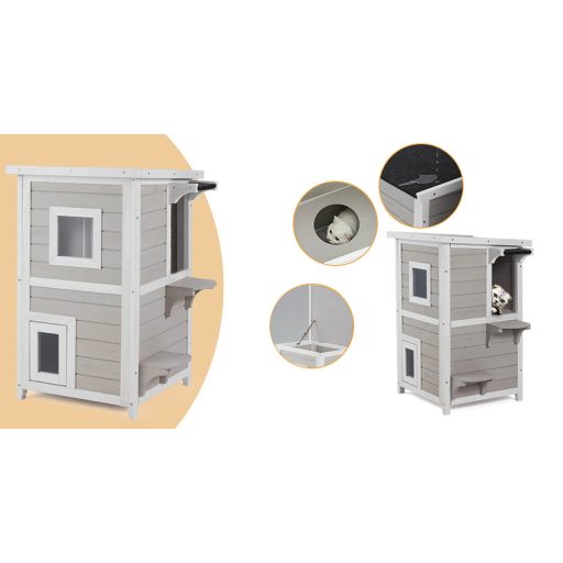 2 szintes macskaház