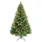 LED-es műfenyő több típusban, melegfehér-180 LED-es, 150 cm
