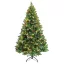LED-es műfenyő több típusban, melegfehér-260 LED-es, 180 cm