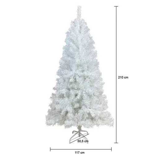 Fehér műfenyő - több méretben-210 cm-es