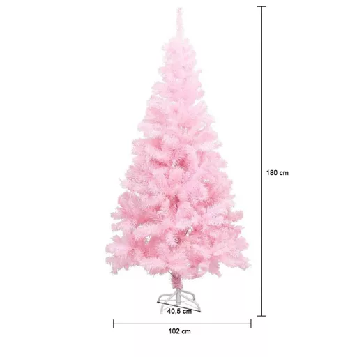 Rózsaszín műfenyő - több méretben-180 cm-es 