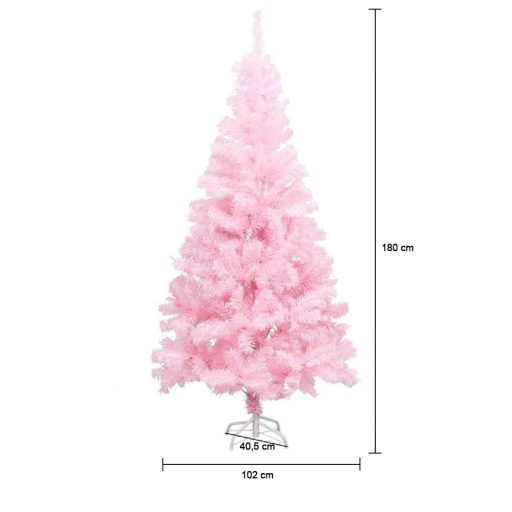 Rózsaszín műfenyő - több méretben-180 cm-es 