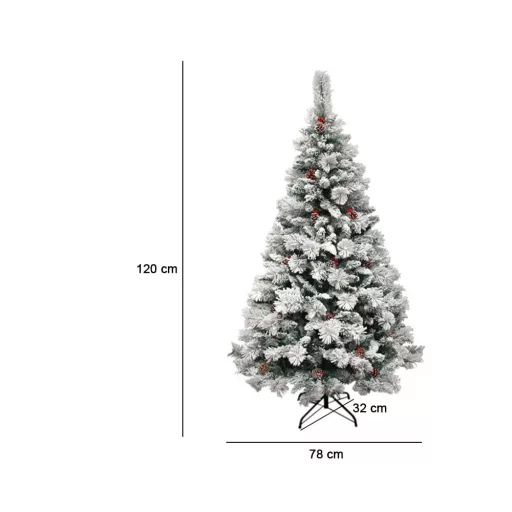Havas műfenyő - több típusban-120 cm-es