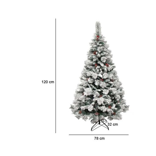 Havas műfenyő - több típusban-120 cm-es
