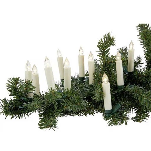 Vezeték nélküli gyertya szett, 30 db-os, távirányítóval, több színben