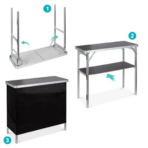 Összecsukható hordozható bárpult