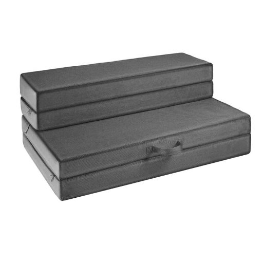 Hordozható, összehajtható matrac táskában, 100*190*10 cm