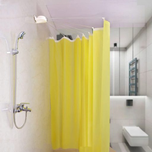 Ernyő alakú zuhanyfüggönytartó