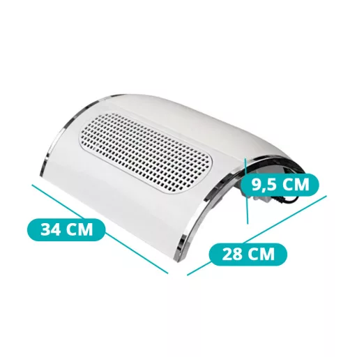 Elektromos körömporgyűjtő 3 ventilátorral