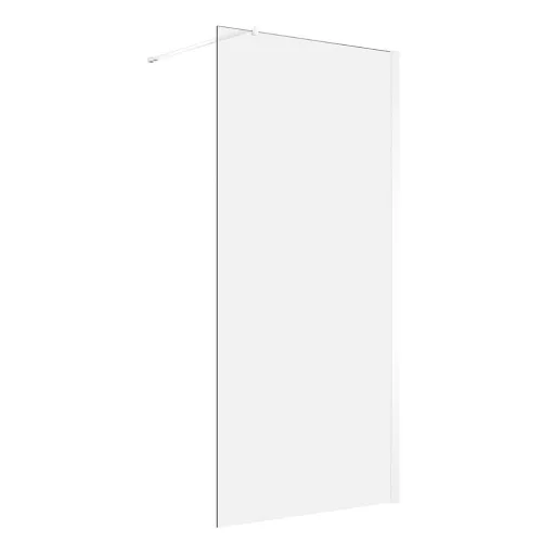 Walk-in 8 mm-es edzettüveg zuhanyfal, 80x200cm