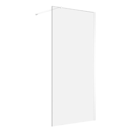 Walk-in 8 mm-es edzettüveg zuhanyfal, 80x200cm