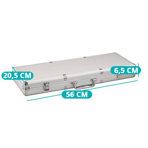 500 db-os póker szett alumínium táskában