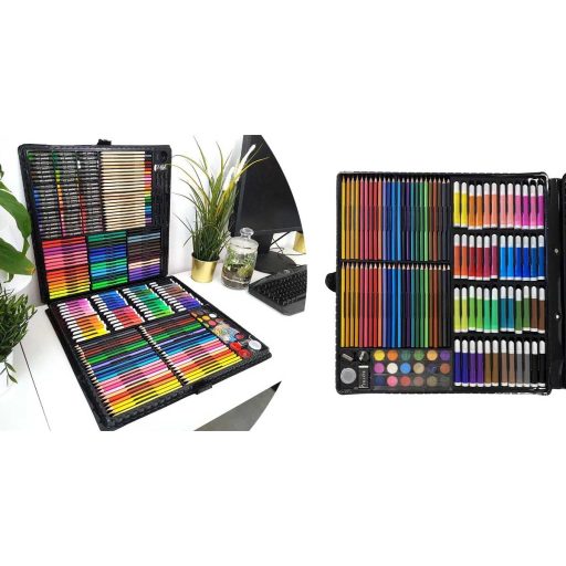 258 db-os rajz- és festőkészlet gyerekeknek