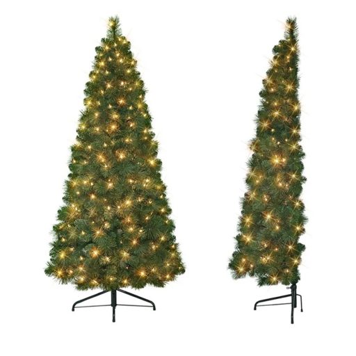 Fél műfenyő 160LED 180cm, 340ág